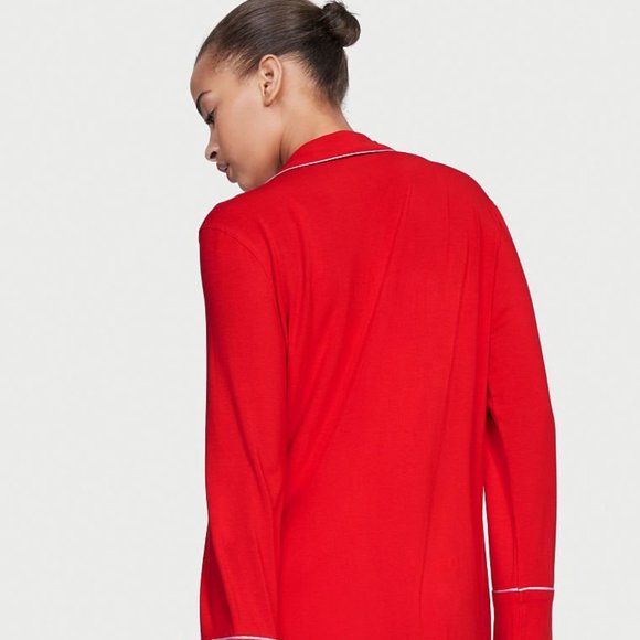 VS XL Modal Sleepshirt Lipstick Red Super Comfy Nightgown Pajamas PJ So Cute NWT - Picture 4 of 8